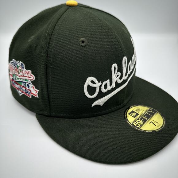 Oakland Athletics New Era X Hat Club 59Fifty Fitted Cap 7 1/4 1989 World Series - Picture 1 of 8